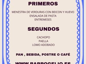Menú del día